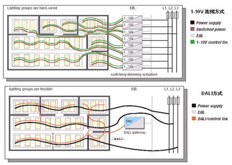 DALI布线方式