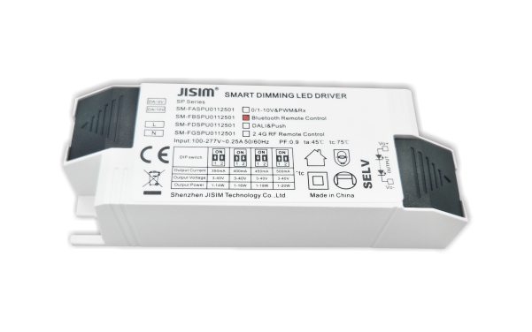 20W 350-500mA 3-40VDC 100-277V 蓝牙智能调光驱动 蓝牙4.2Mesh组网