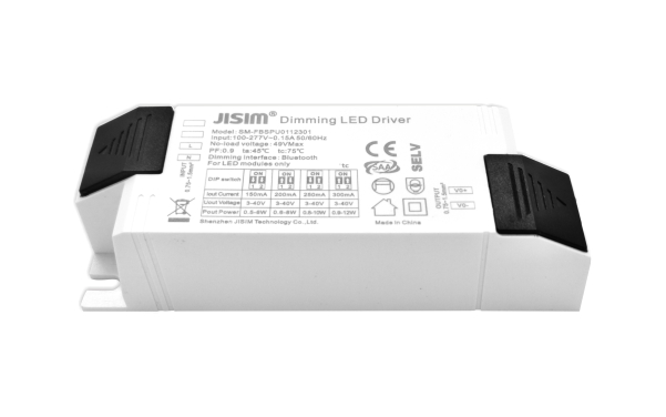 12W 150-300mA 3-40VDC 100-277V 蓝牙智能调光驱动 蓝牙4.2Mesh组网