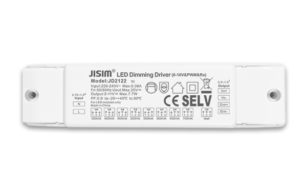 JD2122 2-11V 350-700mA 8W 0-10V PWM Rx三合一恒流 无频闪 调光电源 JD2122 2-11V 350-700mA 8W 0-10V PWM Rx三合一恒流 无频闪 调光电源
