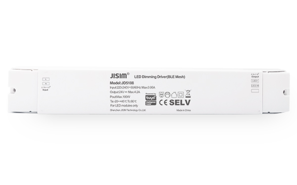 JD5108 220-240VDC 4.2A 100W 涂鸦蓝牙 Mesh 恒压 无频闪 调光电源 JD5108 220-240VDC 4.2A 100W 涂鸦蓝牙 Mesh 恒压 无频闪 调光电源