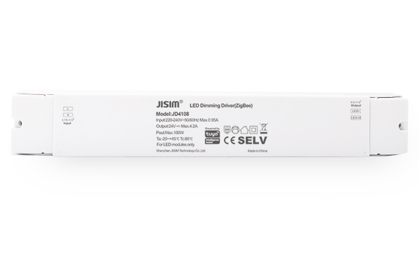 JD4108 220-240VDC 4.2A 100W 涂鸦Zibee 恒压 无频闪 调光电源 JD4108 220-240VDC 4.2A 100W 涂鸦Zibee 恒压 无频闪 调光电源